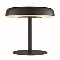 Lámpara solar de mesa ELMER SOLAR IP44, negro regulable