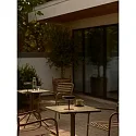 Lámpara solar de mesa ELMER SOLAR IP44, negro regulable