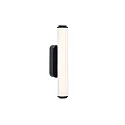 Luminaria de pared VIRELLE 32 IP44, negro regulable