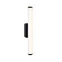 Luminaria de pared VIRELLE 50 CCT Switch IP44, negro regulable