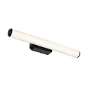 Luminaria de pared VIRELLE 50 CCT Switch IP44, negro regulable