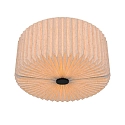 Luminaria de techo VIVIENNE E27 IP20, beige, negro regulable