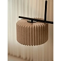 Nordlux Luminaria colgante VIVIENNE DUAL de 2 llamas E27 IP20, beige, negro regulable