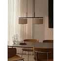Nordlux Luminaria colgante VIVIENNE DUAL de 2 llamas E27 IP20, beige, negro regulable