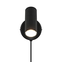 Nordlux Luminaria de pared VICO giratorio, giratorio GU10 IP20, negro 