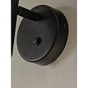 Nordlux Luminaria de pared VICO giratorio, giratorio GU10 IP20, negro 