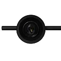 pendant luminaire LILLY 5 flames E14 IP20, black dimmable