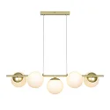 Nordlux pendant luminaire LILLY 5 flames E14 IP20, brass dimmable