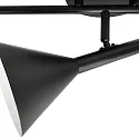 Nordlux Luminaria de techo KELVIS de 3 llamas GU10 IP20, negro regulable