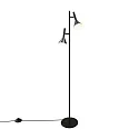 Luminaria de pedestal KELVIS GU10 IP20, negro 