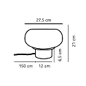 Nordlux Luminaria de mesa MALTI E27 IP20, beige 