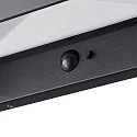 Lámpara solar de pared MARCELLIO con sensor IP54, negro 