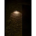 Lámpara solar de pared MARCELLIO con sensor IP54, negro 