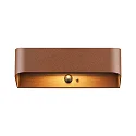 Nordlux Lámpara solar de pared MARCELLIO con sensor IP54, marrón 