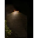 Nordlux Lámpara solar de pared MARCELLIO con sensor IP54, marrón 