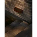 Nordlux Lámpara solar de pared MARCELLIO con sensor IP54, marrón 