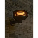 Nordlux Luminaria de pared para exteriores CIRELLA E27 IP54, seaside negro regulable