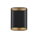 Nordlux Luminaria de pared para exteriores NICO 22 ROUND MAXI GU10 IP54, negro regulable