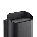 Nordlux Luminaria de pared para exteriores NICO 22 ROUND MAXI GU10 IP54, negro regulable