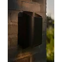 Nordlux Luminaria de pared para exteriores NICO 22 ROUND MAXI GU10 IP54, negro regulable