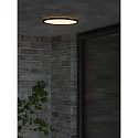 Nordlux Luminaria de techo OJA 29 redondo IP54, negro 
