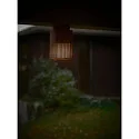 outdoor ceiling luminaire SIDARA CL square, perforated, sea-air resistant, with lamp socket E27 IP54, seaside metallic brown
