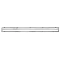 Luminaria para locales húmedos WORKS IP65 de 2 llamas, lang, conmutable G13 IP65, gris 