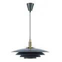 pendant luminaire BRETAGNE 38 G9 IP20, grey dimmable