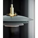 pendant luminaire BRETAGNE 38 G9 IP20, grey dimmable