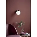 Luminaria de pared GRANT E14 IP20, negro