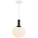 Nordlux Nordlux Pendant luminaire ALTON 25, shade Ø 25cm, height 33cm, pendulum 300cm, E27, white / brass / black