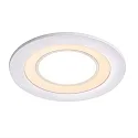Nordlux Luminaria empotrable para techos CLYDE 8 3 veces, plano, forma del anillo IP20, blanco regulable