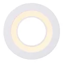 Nordlux Luminaria empotrable para techos CLYDE 8 3 veces, plano, forma del anillo IP20, blanco regulable