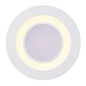 Nordlux Luminaria empotrable para techos CLYDE 8 3 veces, plano, forma del anillo IP20, blanco regulable
