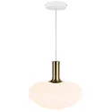 Nordlux Luminaria colgante ALTON 35 E27 IP20, latón, negro regulable