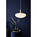 Nordlux Luminaria colgante ALTON 35 E27 IP20, latón, negro regulable