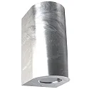 Outdoor Wall luminaire CANTO MAXI 2, IP44, 2x GU10 max. 28W, galvanized