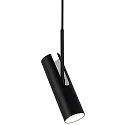 Nordlux 1-Phase Spot MIB 6 Pendant luminaire with ceiling rosette, GU10, IP20, swiveling, black