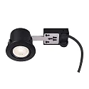 Nordlux Luminaria empotrable MIXIT PRO GU10 IP23, negro mate regulable