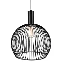 Luminaria colgante AVER 40 E27 IP20, negro 