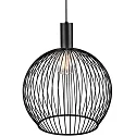 Luminaria colgante AVER 50 E27 IP20, negro 