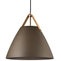design for the people by Nordlux pendant luminaire STRAP 36 E27 IP20, beige dimmable