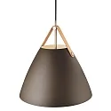 design for the people by Nordlux pendant luminaire STRAP 36 E27 IP20, beige dimmable