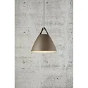 design for the people by Nordlux pendant luminaire STRAP 36 E27 IP20, beige dimmable