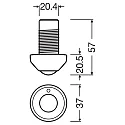 Ledvance Sensor DALI-2 SENSOR LS/PD HB LI UNV1 M Salida de regulación digital DALI