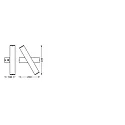 wall luminaire SMART+ ORBIS CROSS 309X106MM TW rotatable, tunable white, controllable via WLAN / WIFI IP20, dimmable