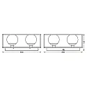 Ledvance DECOR SQUAREPLATE 350X350IP44BK4XG9