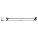 Ledvance BATHROOM TOWEL RACK SEN IP44