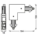 Ledvance TRACKLIGHT CORNER CONNECTOR BK