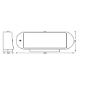 Ledvance Lámpara solar de pared ENDURA STYLE SOLAR OVAL WALL SEN840 con sensor